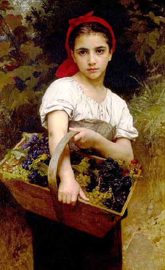 The Grape Picker, Adolphe William Bouguereau